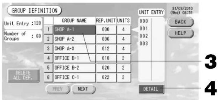 MITSUBISHI SCSL3N - Group Defi nition (Defi nição de Grupo) - 1