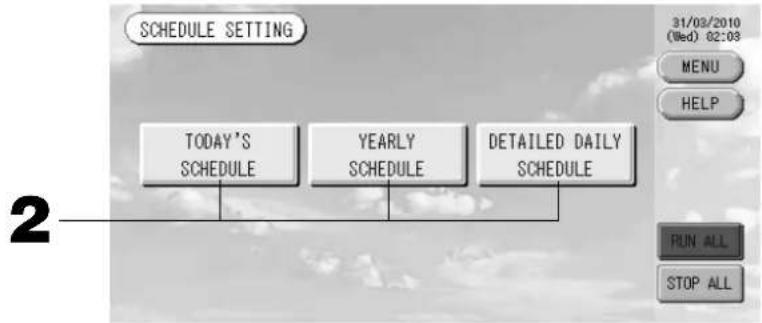 MITSUBISHI SCSL3N - Schedule Setting (Defi nição de Programa) - 1