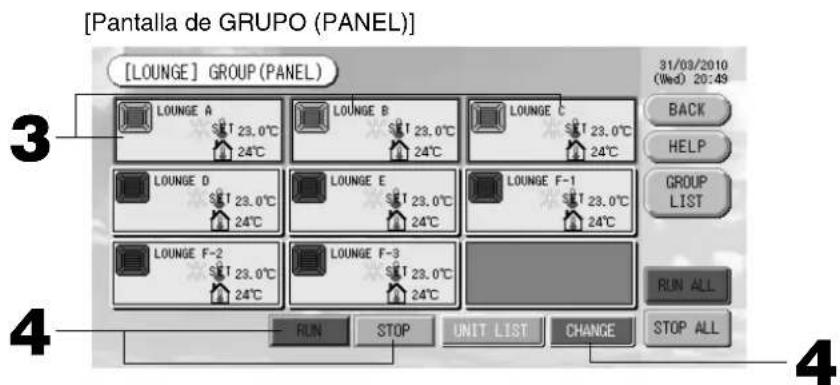 MITSUBISHI SCSL3N - Ajustes de operación de múltiples grupos - 1