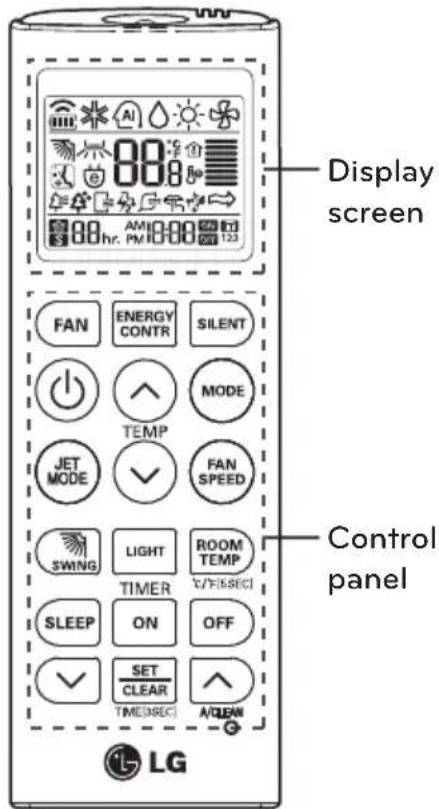 LG P09RKNSBARTCOOL - Wireless remote control - 1