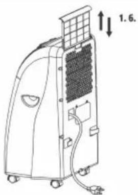 EINHELL MKA 3502E - Koolfilter verrangen - 1