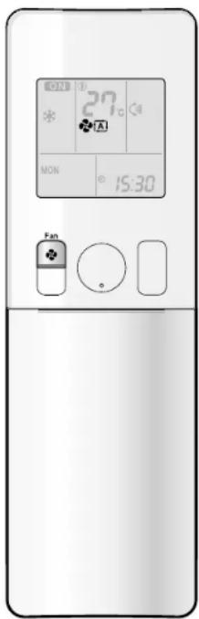 DAIKIN Inverter FTXG35LV1BS - Druk op en wanneer de jaloezieën of louvres de gewenste stand hebben bereikt. - 1
