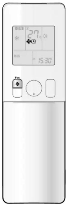 DAIKIN Inverter FTXG35LV1BS - Yatay veya dikey kanatlar istenen pozisyona ulaştığında ve düğmesine basın. - 1