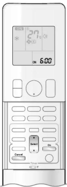 DAIKIN Inverter FTXG35LV1BS - Operação LIGAR COM TEMPORIZADOR - 1
