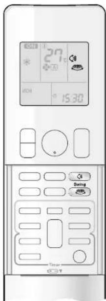 DAIKIN Inverter FTXG35LV1BS - Instellen van de luchtstroomrichting en de luchtstroomsnelheid - 1
