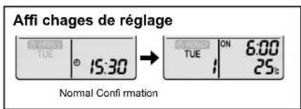 DAIKIN Inverter FTXG35LV1BS - ■ Confirmation d'une réservation - 1