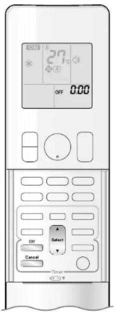 DAIKIN Inverter FTXG35LV1BS - Operação DESLIGAR COM TEMPORIZADOR - 1