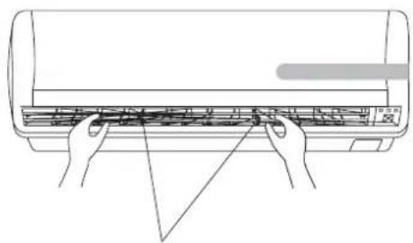 DELONGHI PLK130 - Adjustment of horizontal airflow (manual) - 1