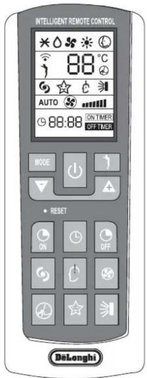 DELONGHI PLK130 - Como usar o controle remoto - 5