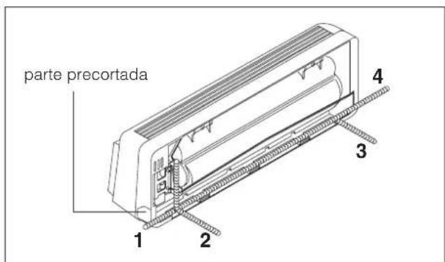 DELONGHI PLK130 - Instalación de las líneas de refrigeración, eléctricas y el desagüe de la condensación - 3