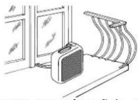 DELONGHI PACFX400ECO - POSITIONNEMENT DE L'UNITE EXTERNE - 1