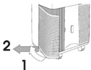 DELONGHI PAC F400 - REINIGUNG DER LUFTFILTER - 1