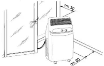 DELONGHI PAC F400 - VERLEGEN DER UMMANTELTEN ANSCHLUBLEITUNG - 1