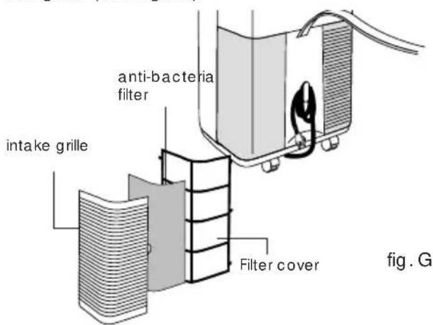 DELONGHI Pinguino PAC F200 - To clean the filters: - 2