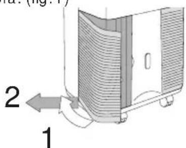 DELONGHI Pinguino PAC F200 - LIMPEZA DOS FILTROS DE AR - 1