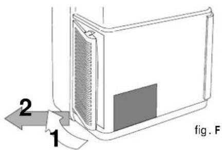 DELONGHI PAC F 17 OEKO - LIMPEZA DOS FILTROS DE AR - 1