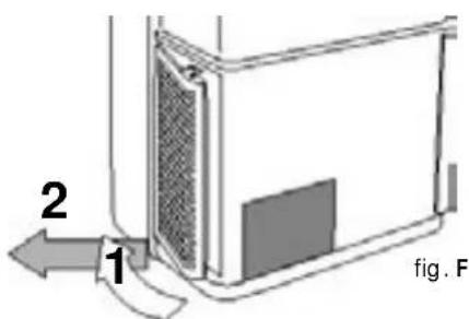 DELONGHI PAC F 15 OEKO - PULIZIA DEI FILTRI ARIA. - 1