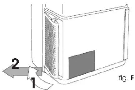DELONGHI PAC F16E - PULIZIA DEI FILTRI ARIA. - 1