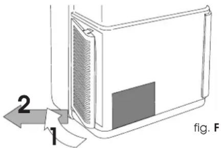 DELONGHI PAC F16E - NETTOYAGE DES FILTRES A AIR - 1