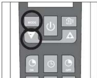 DELONGHI One 140 - Switch between Centigrade and Fahrenheit (if present) - 1