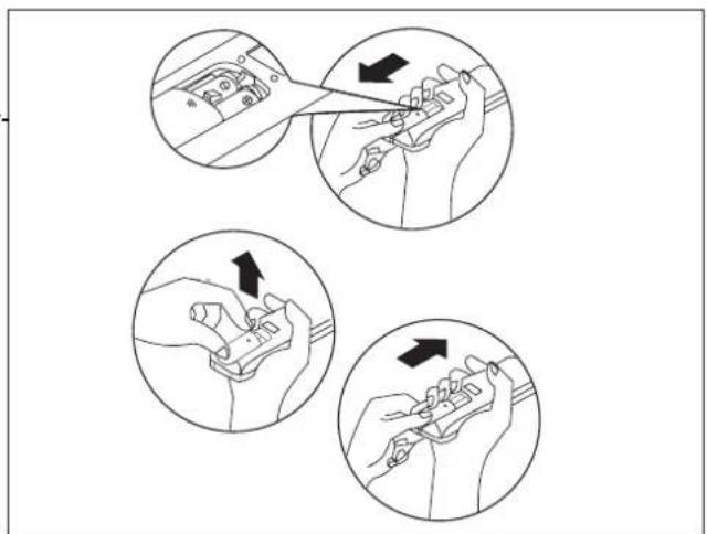 DELONGHI One 140 - Comment introduire les piles - 2