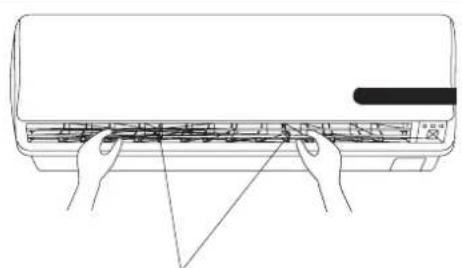 DELONGHI One 140 - Réglage du flux d'air horizontal (manuel) - 2