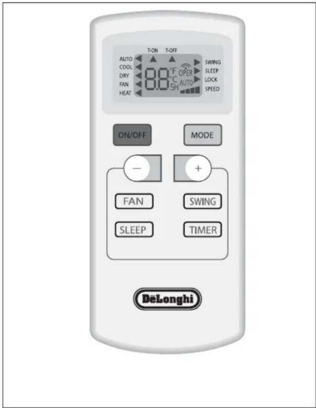 DELONGHI FRIO9 - Réglage du flux d'air horizontal (manuel) - 1