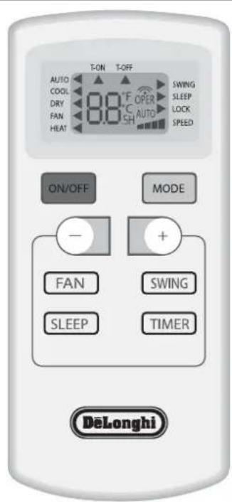 DELONGHI FRIO12 - Regulación del flujo de aire horizontal (manual) - 2