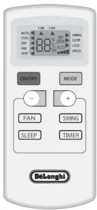 DELONGHI FRIO12 - Regulação do fluxo de ar horizontal (manual) - 2