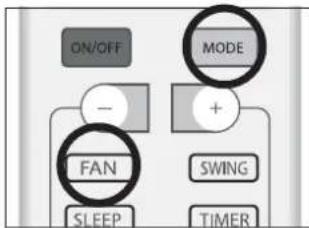DELONGHI FRIO12 - Modo ventilacao - 1