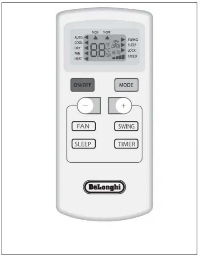 DELONGHI FRIO18 - Benutzung der Fernbedienung - 4
