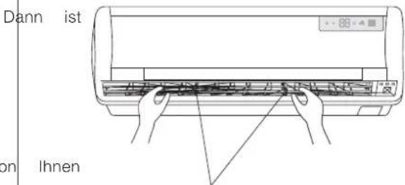 DELONGHI FRIO18 - Einstellung des horizontalen Luftflusses (manuell) - 2