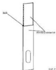 CLIMADIFF Clima 22R - INSTALLATION DU KIT FENETRE - 1