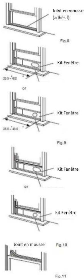 CLIMADIFF Clima 22R - INSTALLATION DU KIT FENETRE - 2