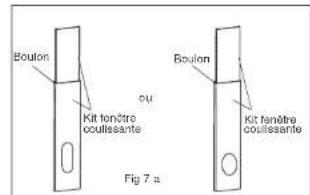 Boulon CU Kit tenôtre coulissante Boulon Kit tenôtre coulissante Fig 7 a