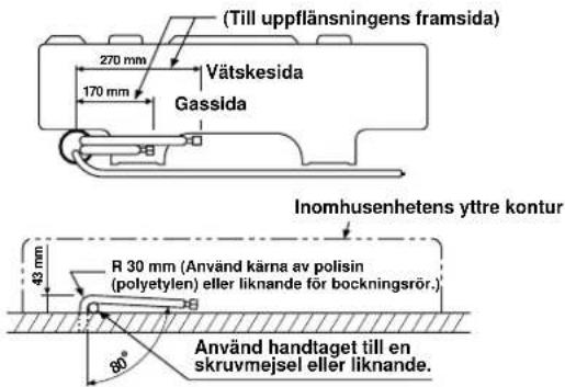 CARRIER 42HQV035 - Bocka anslutningsröret med en bockningsradie på 30 mm. - 1