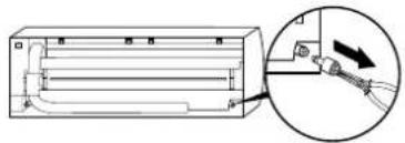 CARRIER 42HQV035 - Rimozione del tappo di scarico - 1