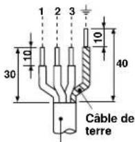 CARRIER 42HQV035 - Longueur de dénudation du câble de connexion - 2