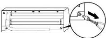 CARRIER 42HQV035 - Forma de retirar el tapón de desagüe - 1