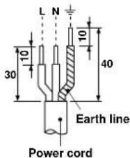 CARRIER 42HQV035 - Stripping length of the connecting cable - 3