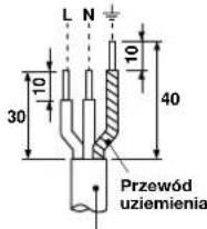 CARRIER 42HQV035 - Długość odcinków bez izolacji w kablu połączeniowym - 3