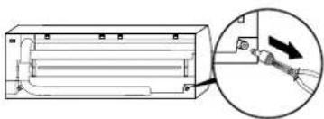 CARRIER 42HQV035 - How to remove the drain cap - 1