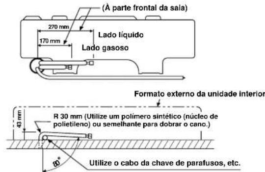 CARRIER 42HQV035 - Dobre a conduta de ligação até obter uma inclinação de 30 mm. - 1