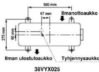 CARRIER 42HQV035 - Ulkoyksikön kiinnittäminen kiinnityspulteilla - 1