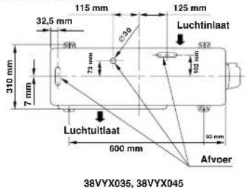 CARRIER 42HQV035 - Bevestigingsboutpositions buitenmodule - 2