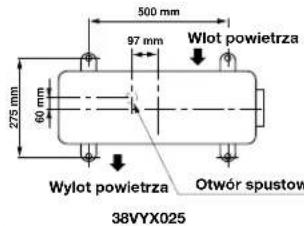 CARRIER 42HQV035 - Układ śrub mocujących urządzenie zewnętrzne - 1