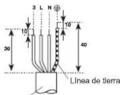 CARRIER 42ADF025 - Pelado del cable de conexión - 2