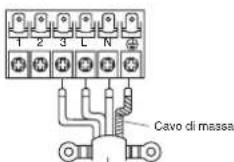 CARRIER 42ADF025 - Collegamento dei Cavi - 1