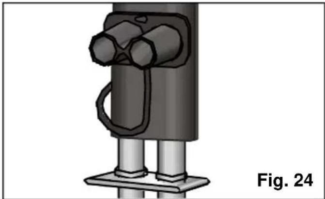 BOSCH PAS 0740 - União da mangueira flexivel à unidade interior - 1