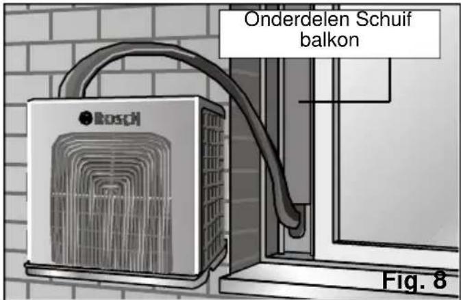 BOSCH PAS 0740 - Plaatsen van de externe unit - 1